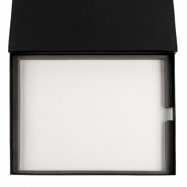 Коробка Roomy с ложементом для плакетки, черная с логотипом в Нефтекамске заказать по выгодной цене в кибермаркете AvroraStore