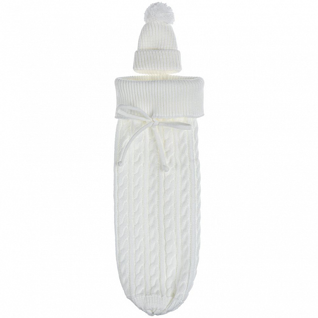 Чехол на бутылку Albus, белый с логотипом в Нефтекамске заказать по выгодной цене в кибермаркете AvroraStore