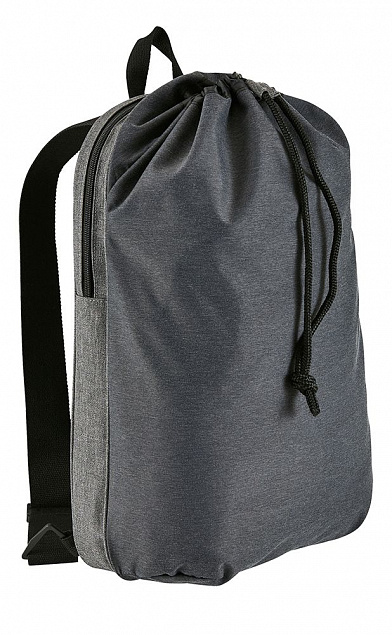 Рюкзак Uptown, черный меланж с логотипом в Нефтекамске заказать по выгодной цене в кибермаркете AvroraStore