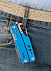 Мультитул с карабином, синий с логотипом в Нефтекамске заказать по выгодной цене в кибермаркете AvroraStore