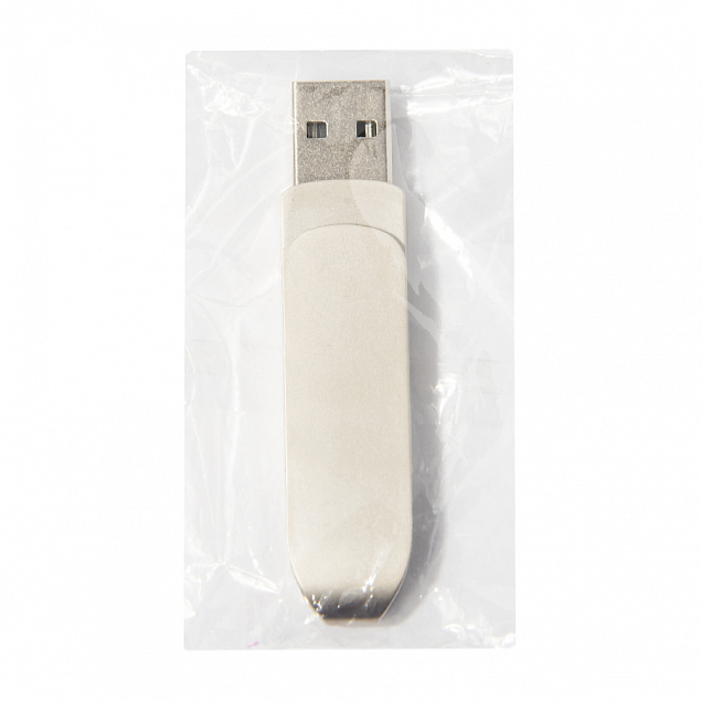 USB flash-карта CIRCLE OTG Type-C (8Гб), серебристая, 6,5х1,5х0,82 см, металл с логотипом в Нефтекамске заказать по выгодной цене в кибермаркете AvroraStore