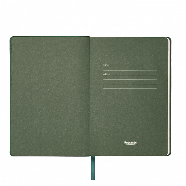 Ежедневник Latte soft touch недатированный, зеленый с логотипом в Нефтекамске заказать по выгодной цене в кибермаркете AvroraStore