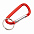 Карабин ZOKО, красный, алюминий с логотипом в Нефтекамске заказать по выгодной цене в кибермаркете AvroraStore