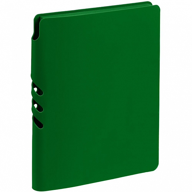 Ежедневник Flexpen Shall, недатированный, зеленый с логотипом в Нефтекамске заказать по выгодной цене в кибермаркете AvroraStore