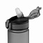 Спортивная бутылка для воды, Flip, 700 ml, серая с логотипом в Нефтекамске заказать по выгодной цене в кибермаркете AvroraStore