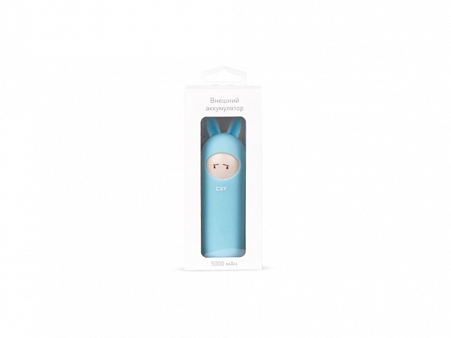 Внешний аккумулятор «NEO Rabbit Cry», 5000 mAh с логотипом в Нефтекамске заказать по выгодной цене в кибермаркете AvroraStore