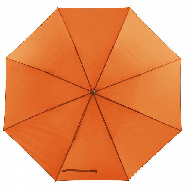 Зонт-трость MOBILE, оранжевый с логотипом в Нефтекамске заказать по выгодной цене в кибермаркете AvroraStore