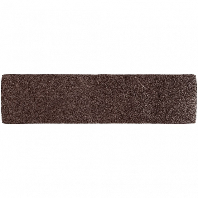 Лейбл кожаный Pasek, коричневый с логотипом в Нефтекамске заказать по выгодной цене в кибермаркете AvroraStore