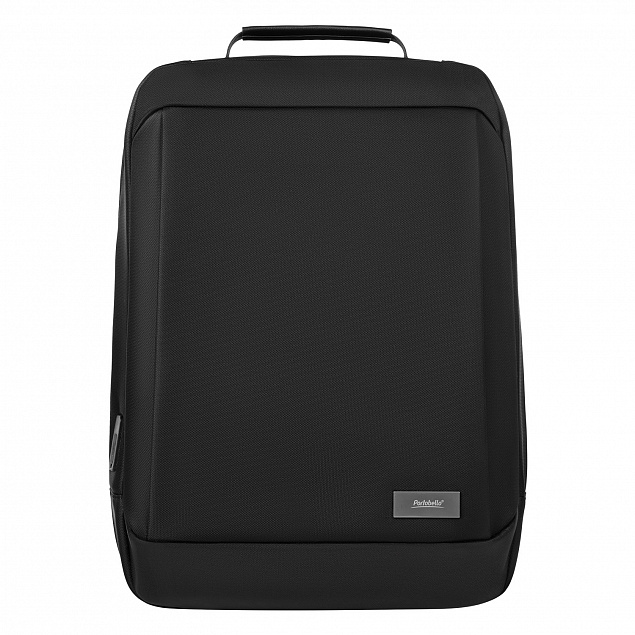 Бизнес рюкзак Bairon, черный с логотипом в Нефтекамске заказать по выгодной цене в кибермаркете AvroraStore