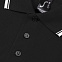 Рубашка поло мужская с контрастной отделкой PRACTICE 270 черная с логотипом в Нефтекамске заказать по выгодной цене в кибермаркете AvroraStore