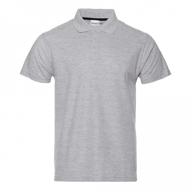 Рубашка поло Рубашка 104 Серый меланж с логотипом в Нефтекамске заказать по выгодной цене в кибермаркете AvroraStore