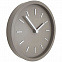 Часы настенные Bronco Sophie, серо-бежевые с логотипом в Нефтекамске заказать по выгодной цене в кибермаркете AvroraStore