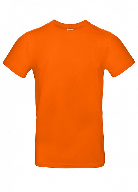 Футболка E190 оранжевая с логотипом в Нефтекамске заказать по выгодной цене в кибермаркете AvroraStore