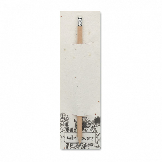 Натуральный карандаш в чехле с с логотипом в Нефтекамске заказать по выгодной цене в кибермаркете AvroraStore
