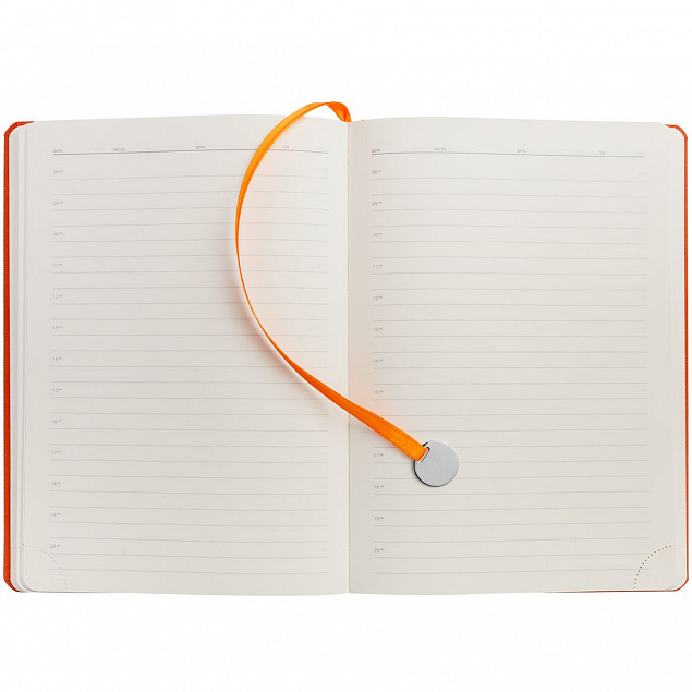 Ежедневник «Хозяйка огня», недатированный, оранжевый с логотипом в Нефтекамске заказать по выгодной цене в кибермаркете AvroraStore
