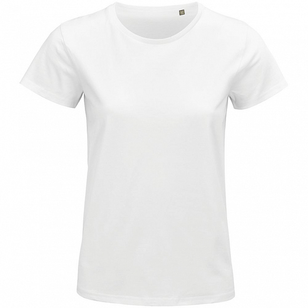 Футболка женская Pioneer Women, белая с логотипом в Нефтекамске заказать по выгодной цене в кибермаркете AvroraStore