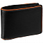 Кошелек Partinico, черный с оранжевым с логотипом в Нефтекамске заказать по выгодной цене в кибермаркете AvroraStore