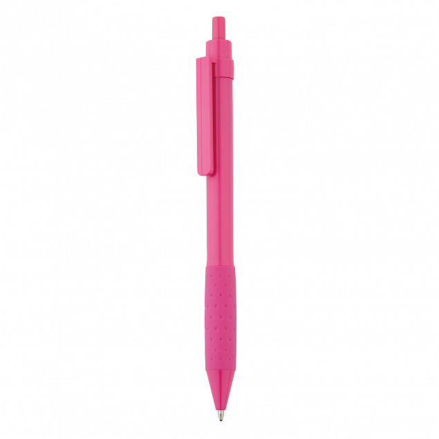 Ручка X2, розовый с логотипом в Нефтекамске заказать по выгодной цене в кибермаркете AvroraStore