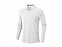 Рубашка поло Oakville мужская с длинным рукавом, белый с логотипом в Нефтекамске заказать по выгодной цене в кибермаркете AvroraStore