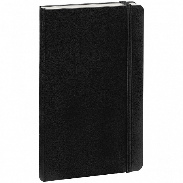 Записная книжка Moleskine Classic Large, без линовки, черная с логотипом в Нефтекамске заказать по выгодной цене в кибермаркете AvroraStore