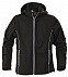 Куртка софтшелл мужская SKYRUNNING, черная с логотипом в Нефтекамске заказать по выгодной цене в кибермаркете AvroraStore