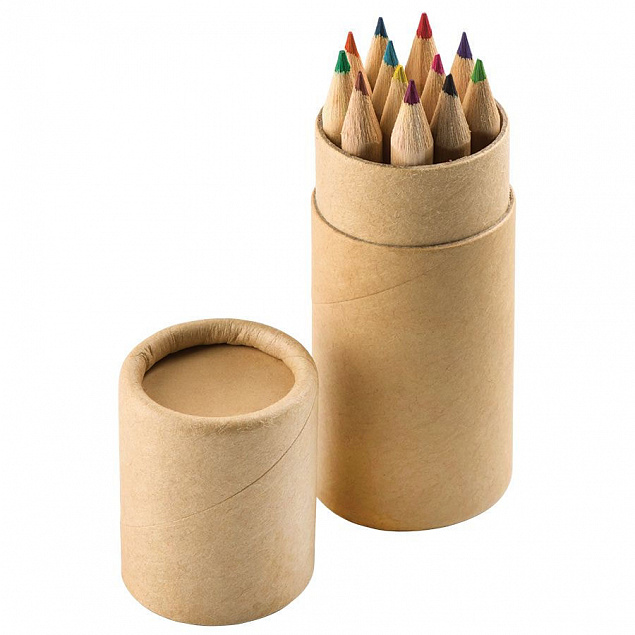 Набор цветных карандашей (12шт)  "Игра цвета" в футляре с логотипом в Нефтекамске заказать по выгодной цене в кибермаркете AvroraStore
