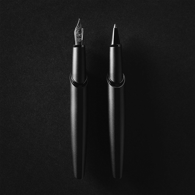 Ручка перьевая PF Two, черная с логотипом в Нефтекамске заказать по выгодной цене в кибермаркете AvroraStore