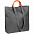 Шопер Sensa, серый с оранжевым с логотипом в Нефтекамске заказать по выгодной цене в кибермаркете AvroraStore