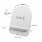 Беспроводное зарядное устройство Flatty (белый) с логотипом в Нефтекамске заказать по выгодной цене в кибермаркете AvroraStore