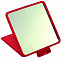 Зеркало MODEL, красное с логотипом в Нефтекамске заказать по выгодной цене в кибермаркете AvroraStore