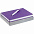 Набор New Latte, фиолетовый с логотипом в Нефтекамске заказать по выгодной цене в кибермаркете AvroraStore