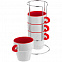 Кружка Inset, красная с логотипом в Нефтекамске заказать по выгодной цене в кибермаркете AvroraStore