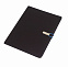 Папка А4 SESSION, черный, синий с логотипом в Нефтекамске заказать по выгодной цене в кибермаркете AvroraStore