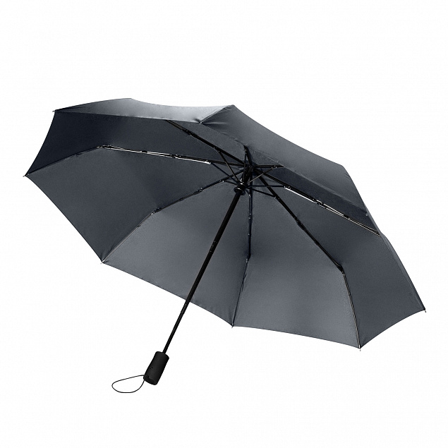 Зонт складной Nord, серый с логотипом в Нефтекамске заказать по выгодной цене в кибермаркете AvroraStore