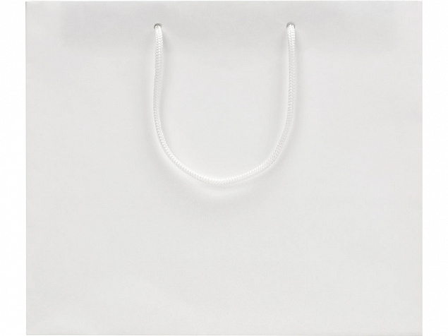 Пакет подарочный Imilit W, белый с логотипом в Нефтекамске заказать по выгодной цене в кибермаркете AvroraStore