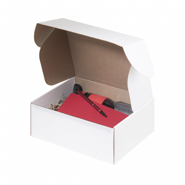 Подарочный набор Portobello красный в малой универсальной подарочной коробке (Спортбутылка, Ежедневник недат А5, Ручка) с логотипом в Нефтекамске заказать по выгодной цене в кибермаркете AvroraStore