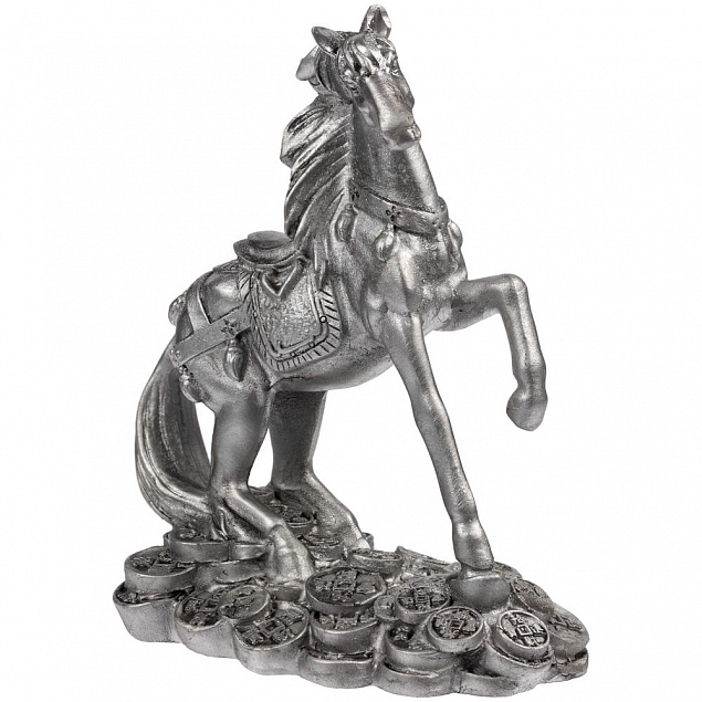 Статуэтка «Лошадь на монетах» с логотипом в Нефтекамске заказать по выгодной цене в кибермаркете AvroraStore