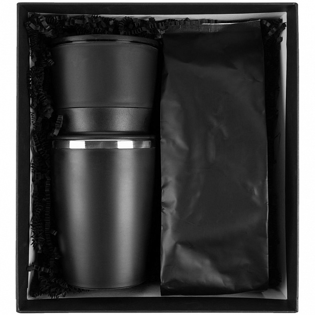 Набор Filter Coffee, черный с логотипом в Нефтекамске заказать по выгодной цене в кибермаркете AvroraStore