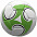 Футбольный мяч Arrow, зеленый с логотипом в Нефтекамске заказать по выгодной цене в кибермаркете AvroraStore