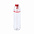 Бутылка для воды FIT, 700 мл; 24,5х7,4см, прозрачный с серым, пластик rPET с логотипом в Нефтекамске заказать по выгодной цене в кибермаркете AvroraStore