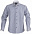 Рубашка мужская в полоску RENO, темно-синяя с логотипом в Нефтекамске заказать по выгодной цене в кибермаркете AvroraStore