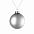 Елочный шар Finery Matt, 8 см, матовый черный с логотипом в Нефтекамске заказать по выгодной цене в кибермаркете AvroraStore