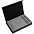 Коробка Silk с ложементом под ежедневник и ручку, черная с логотипом в Нефтекамске заказать по выгодной цене в кибермаркете AvroraStore
