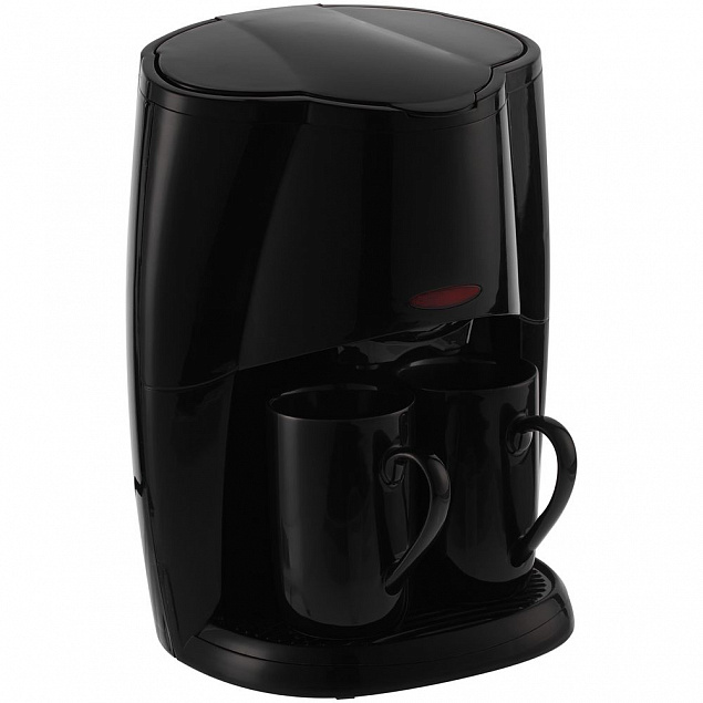Электрическая кофеварка Vivify, черная с логотипом в Нефтекамске заказать по выгодной цене в кибермаркете AvroraStore