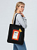 Холщовая сумка «Сода», черная с логотипом в Нефтекамске заказать по выгодной цене в кибермаркете AvroraStore