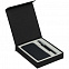 Коробка Rapture для аккумулятора 10000 мАч и ручки, черная с логотипом в Нефтекамске заказать по выгодной цене в кибермаркете AvroraStore