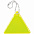Светоотражатель Spare Care, треугольник, желтый неон с логотипом в Нефтекамске заказать по выгодной цене в кибермаркете AvroraStore