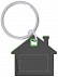 Брелок домик с логотипом в Нефтекамске заказать по выгодной цене в кибермаркете AvroraStore