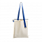 Шопер Superbag (неокрашенный с синим) с логотипом в Нефтекамске заказать по выгодной цене в кибермаркете AvroraStore