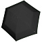 Складной зонт U.200, черный с неоновой петлей с логотипом в Нефтекамске заказать по выгодной цене в кибермаркете AvroraStore